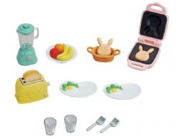 CALICO CRITTERS - ENSEMBLE D'ALIMENTS ET D'ÉLECTROMÉNAGERSPOUR DÉJEUNER
